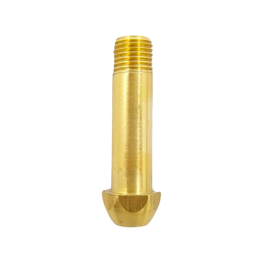 Punta pol con rosca 6 cm latonada Aleamex AG-PPR06