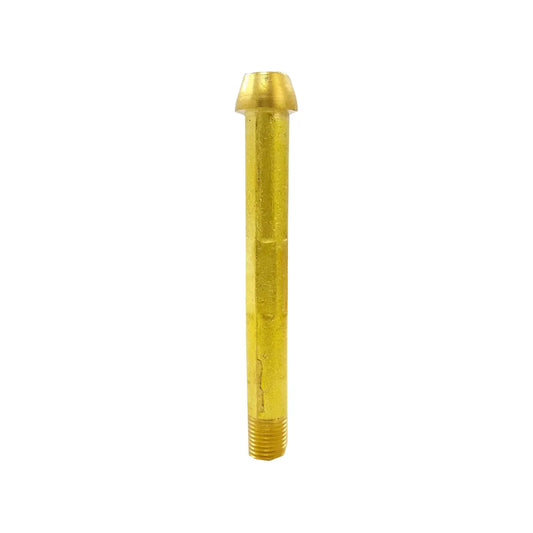 Punta pol con rosca 12 cm latonada Aleamex AG-PPR12