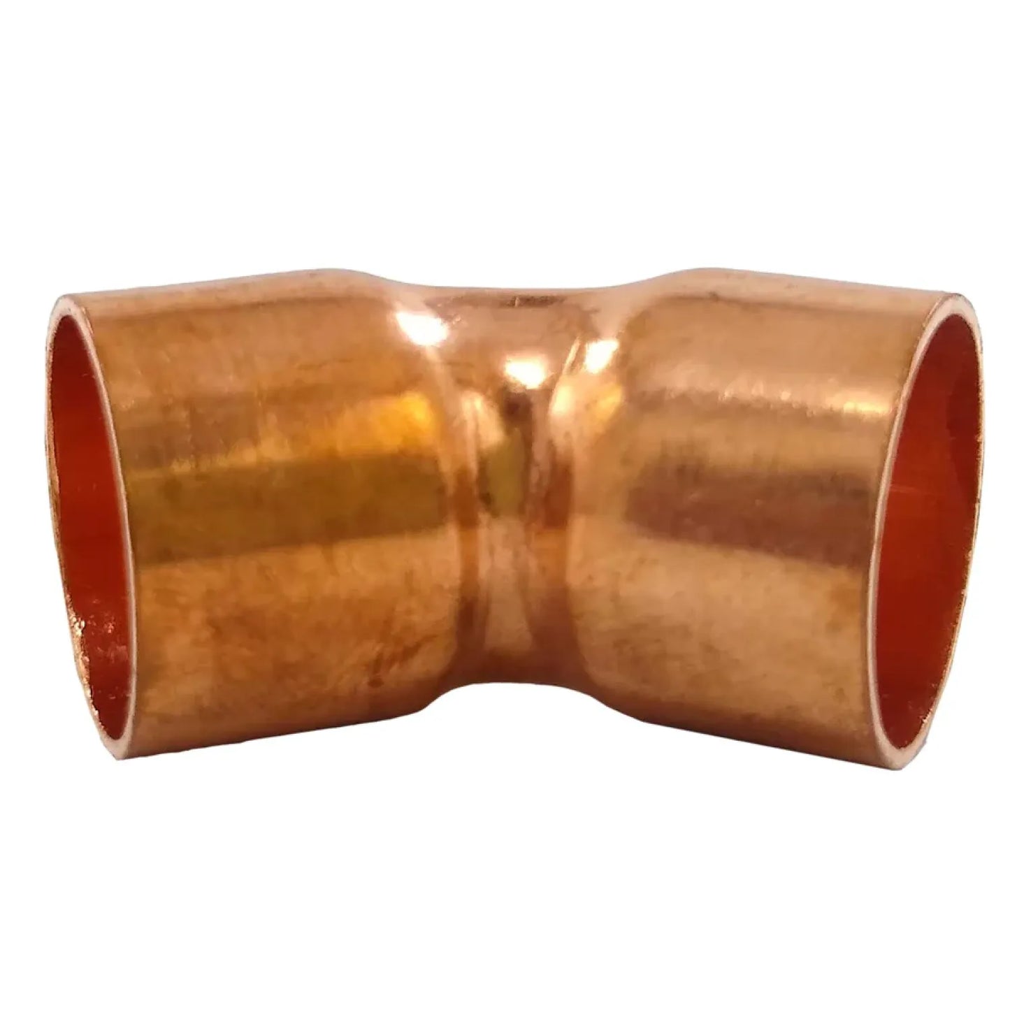 Codo de cobre de 90 grados, unión para tuberías de plomería, tipo soldar.