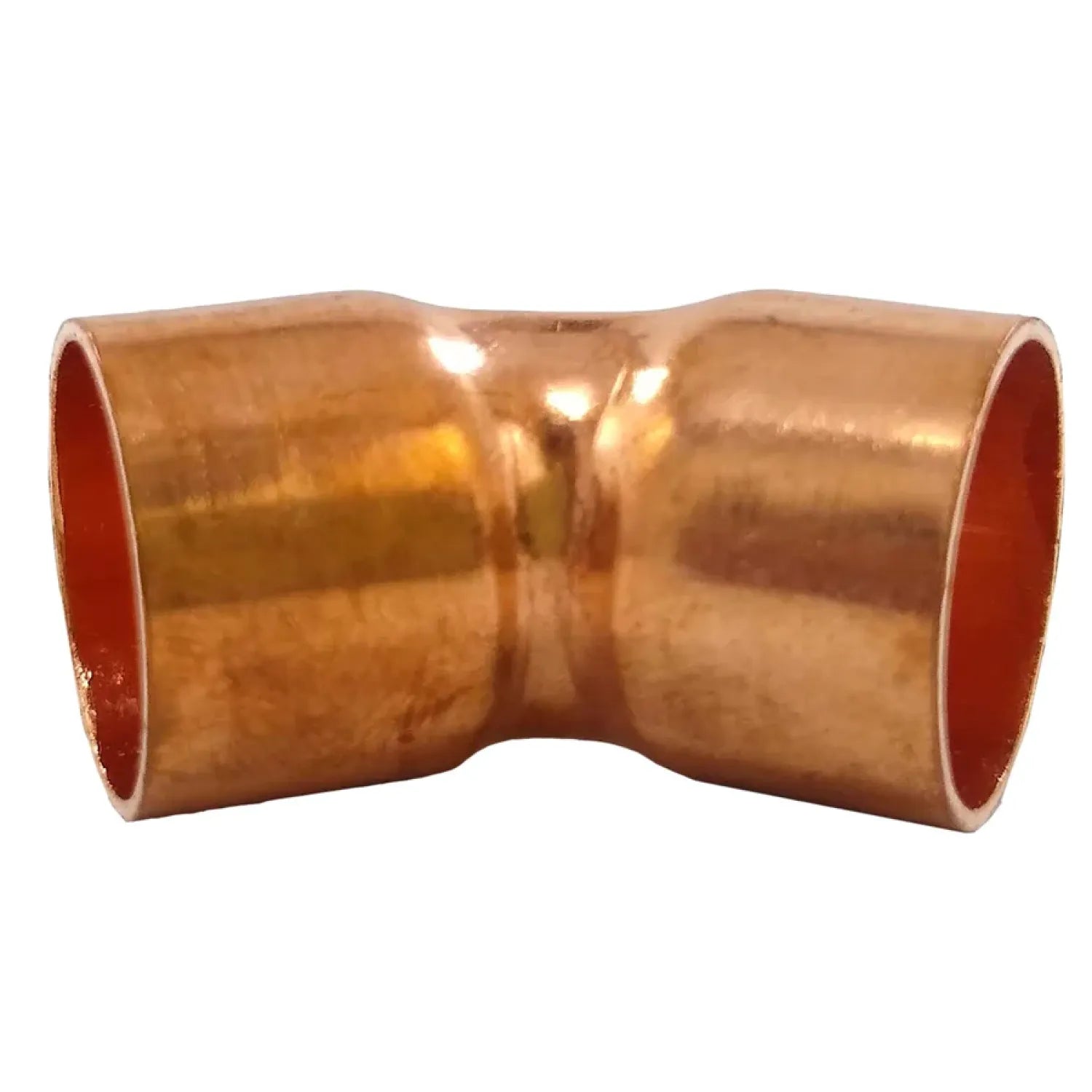 Codo de cobre de 90 grados, unión para tuberías de plomería, tipo soldar.