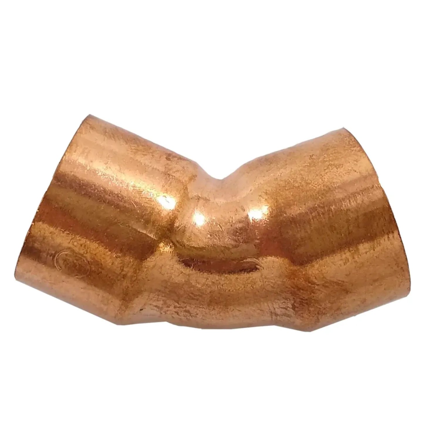 Codo de cobre 90 grados, unión soldable para tubería de agua, conexión de plomería profesional