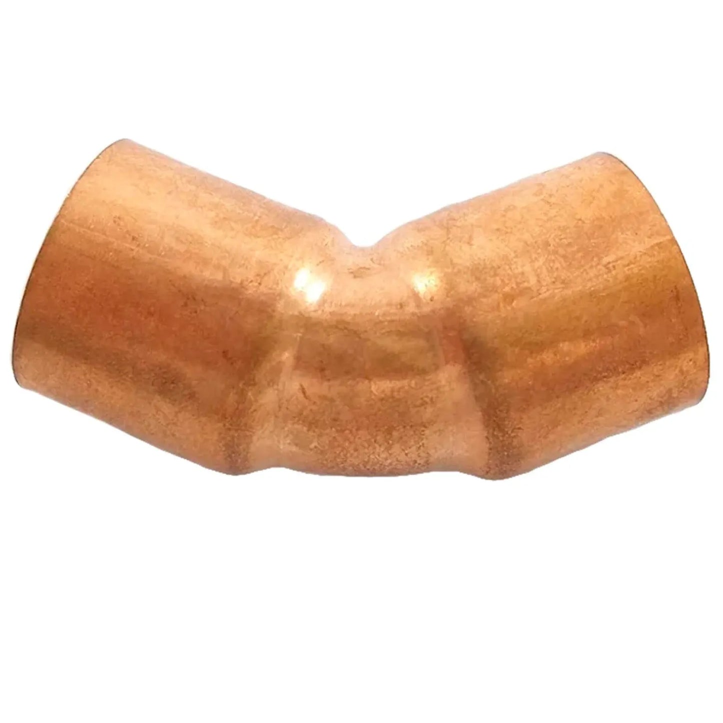 Codo de cobre de 90 grados para tuberías de plomería, unión soldable resistente a la corrosión