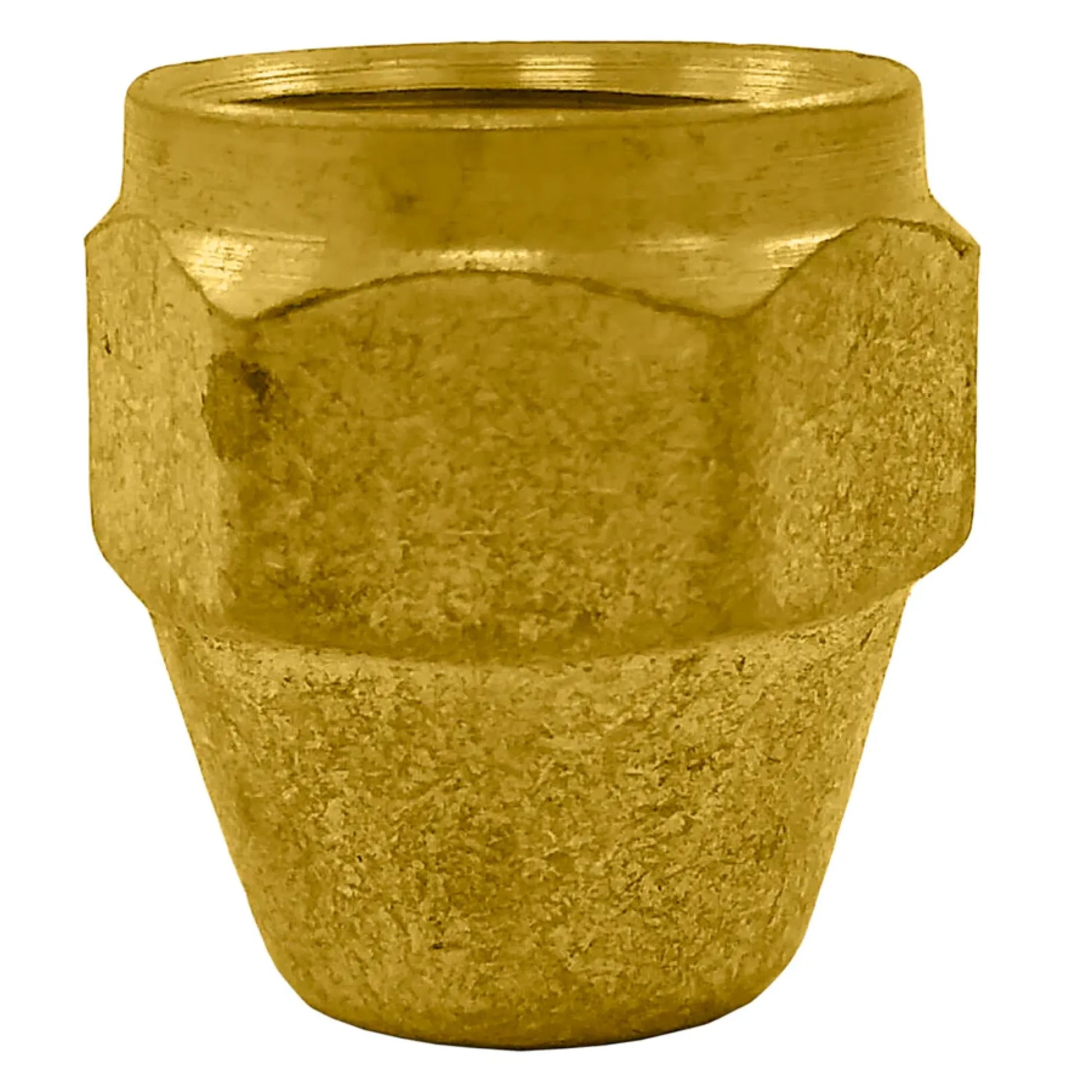 Tuerca cónica de latón 3/8" (10mm) para conexiones de tubería y fontanería