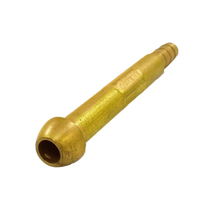 Espiga de latón para manguera con conexión cónica, adaptador de bronce para sistemas de conexión rápida de fluido