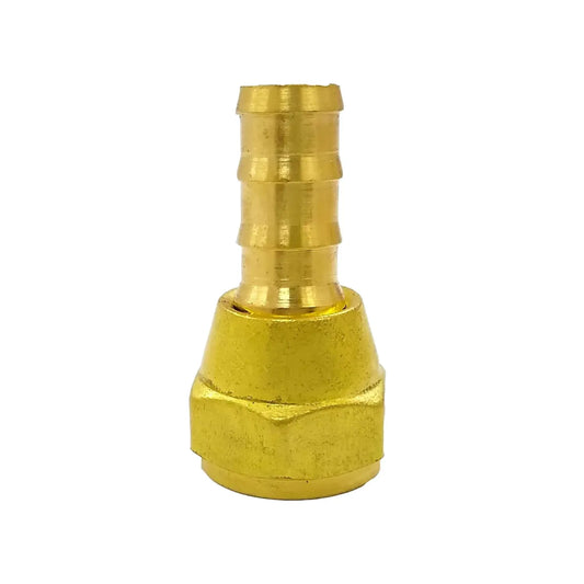 Adaptador espiga para manguera de latón con conexión hembra, racor recto de alta resistencia para sistemas neumáticos o agua