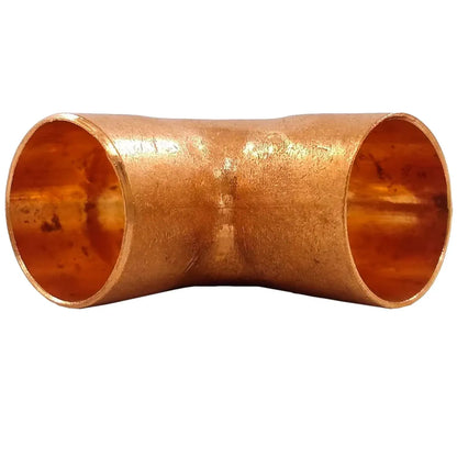 Codo de cobre de 90 grados para tuberías de fontanería, unión a soldar