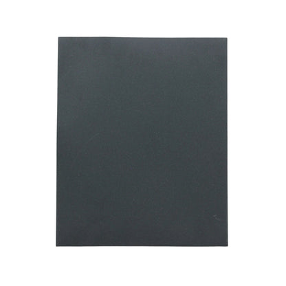 Lija de agua grano 500 para lijado fino de superficies en metal o madera, color gris oscuro