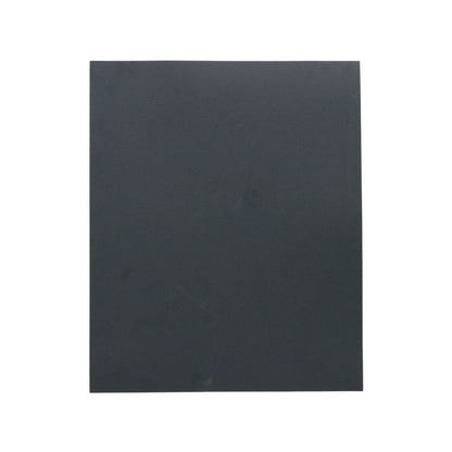 Lija de agua grano 600 para lijado fino y pulido de superficies, hoja individual gris oscuro.
