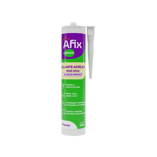 Sellador acrílico blanco 430 g Afix 5500032