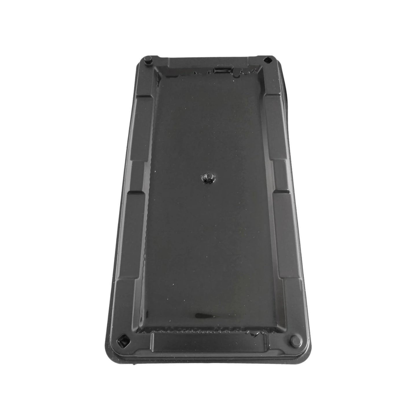 Bandeja trampa de pegamento grande para ratas, base rectangular negra de plástico para control de roedores.