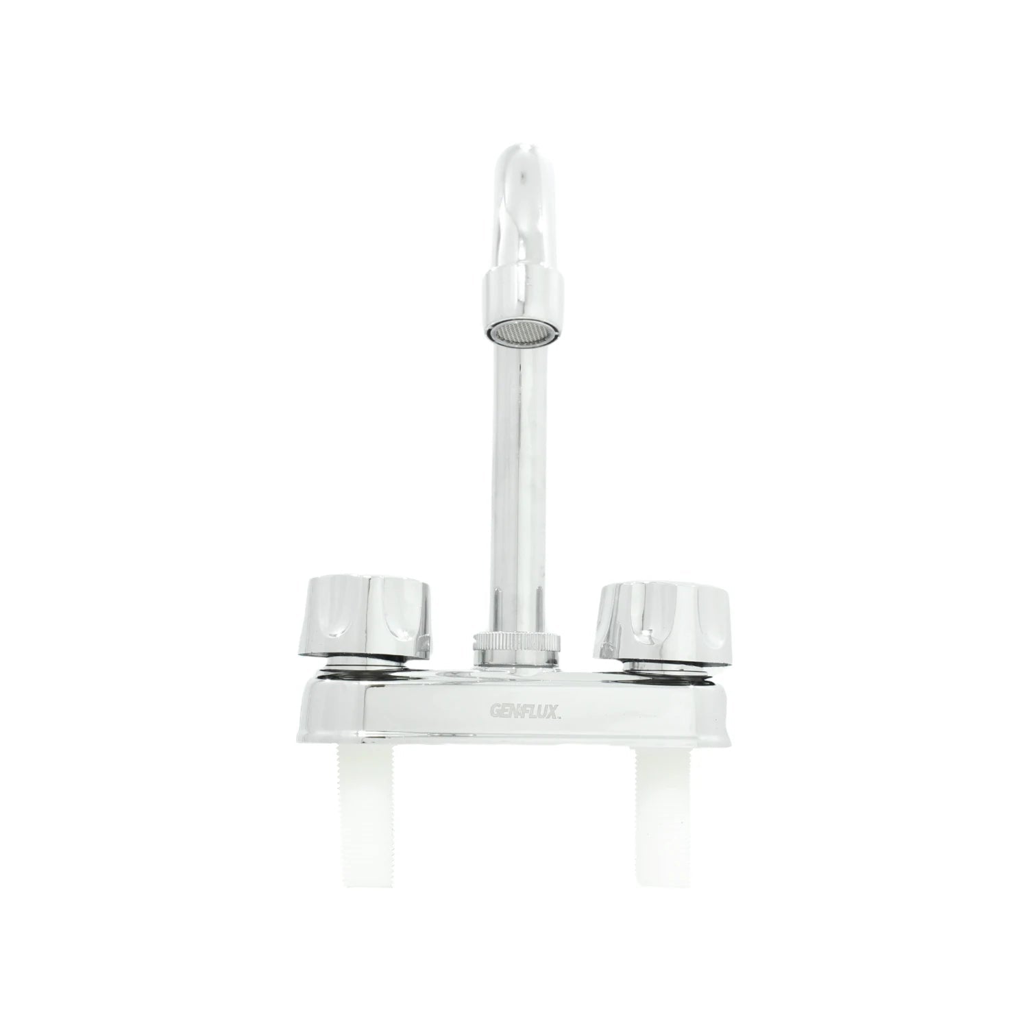 Mezcladora para lavabo Genflux cromada con doble maneral
