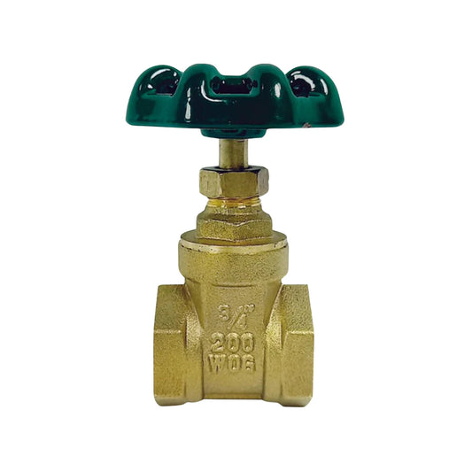 Llave de paso de compuerta 3/4" (19 mm) roscable Genflux VLCOM19RS
