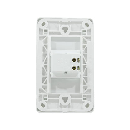 Placa botón para timbre blanca Genlit GL-PKTIB