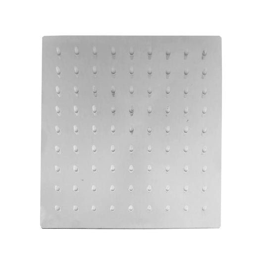 Regadera cuadrada 8" acero inoxidable Genflux CU326SS8