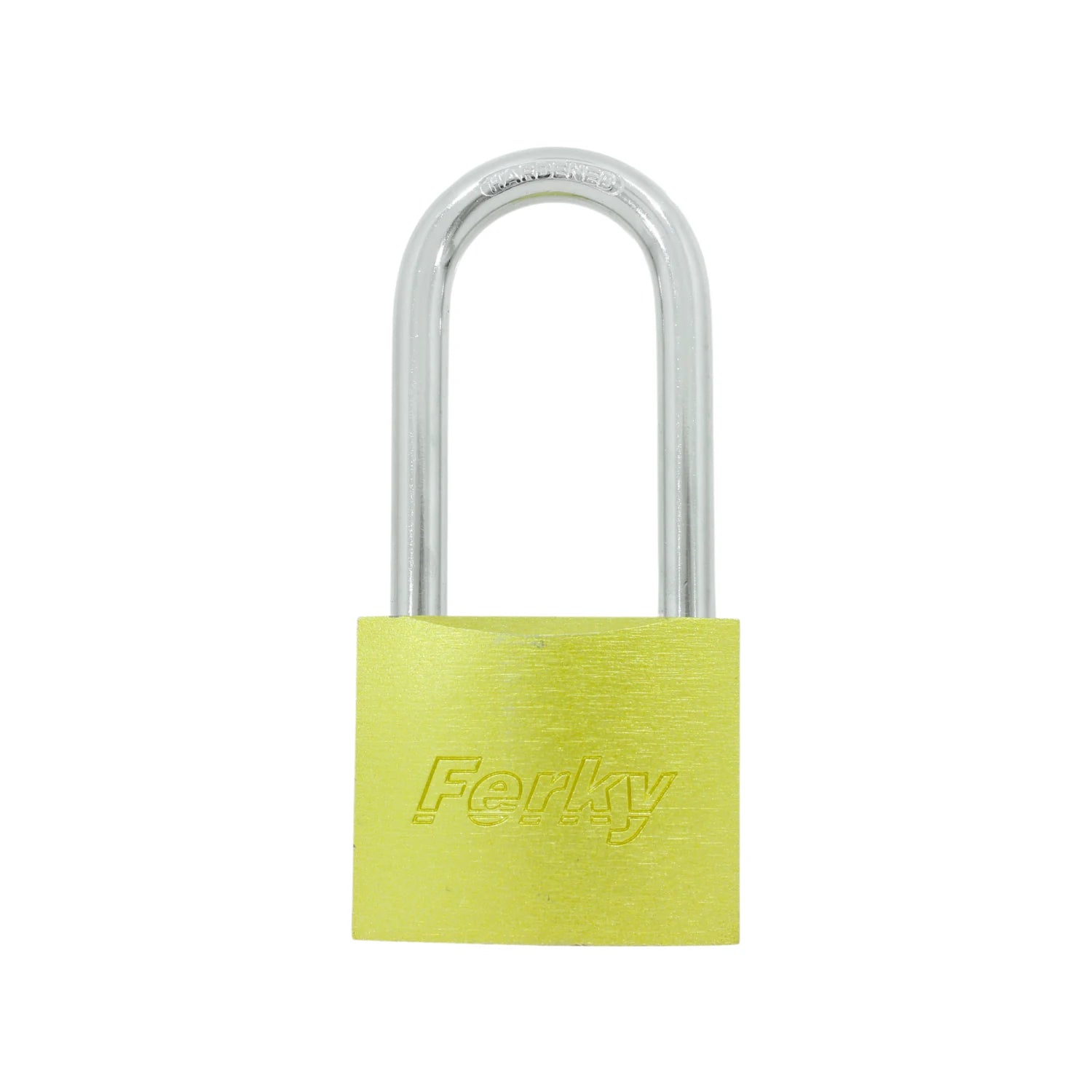Candado Ferky 25mm de latón con gancho largo endurecido para seguridad
