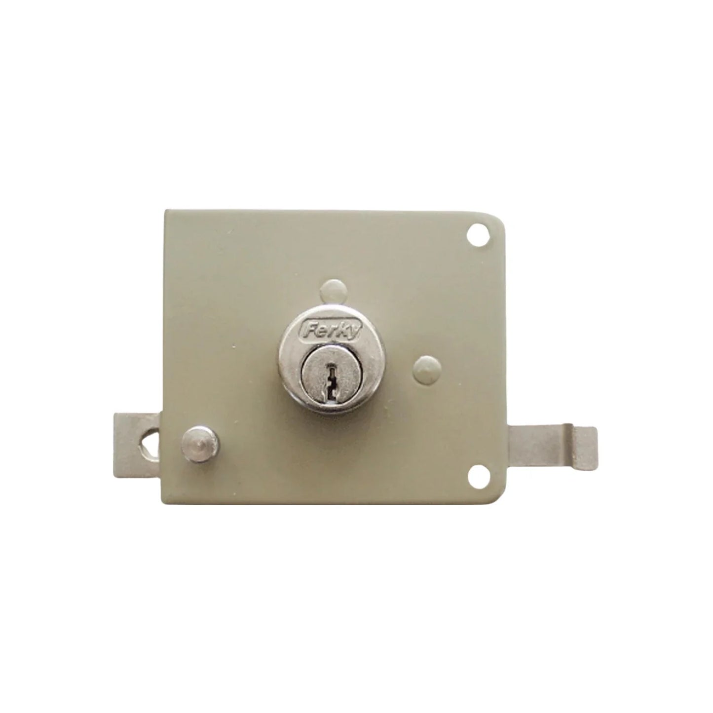 Cerradura/Chapa sobreponer insta fácil izquierda Ferky CS107PBI-PE