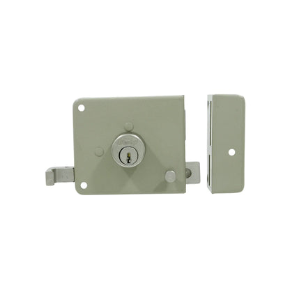 Cerradura/Chapa sobreponer insta fácil derecha beige Ferky CS107PBD-PE