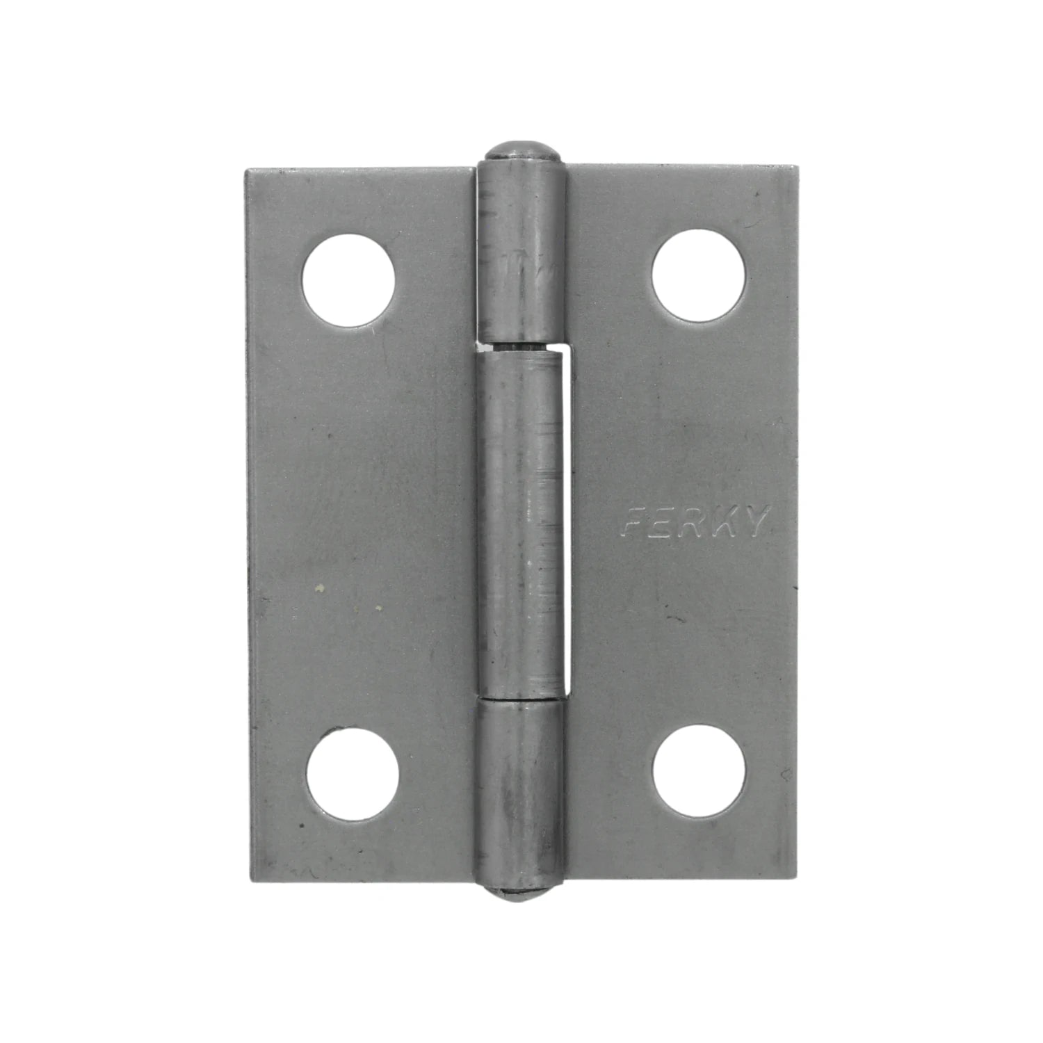 Bisagra de acero satinado Ferky alargada 2 pulgadas, 4 orificios para puertas