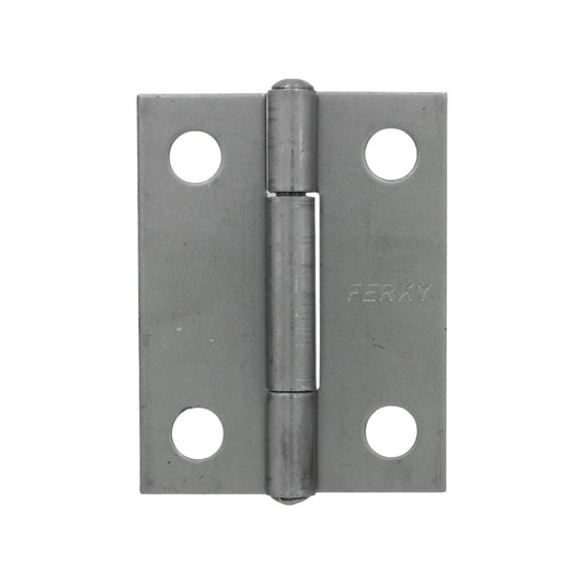 Bisagra de acero satinado Ferky alargada 2 pulgadas, 4 orificios para puertas