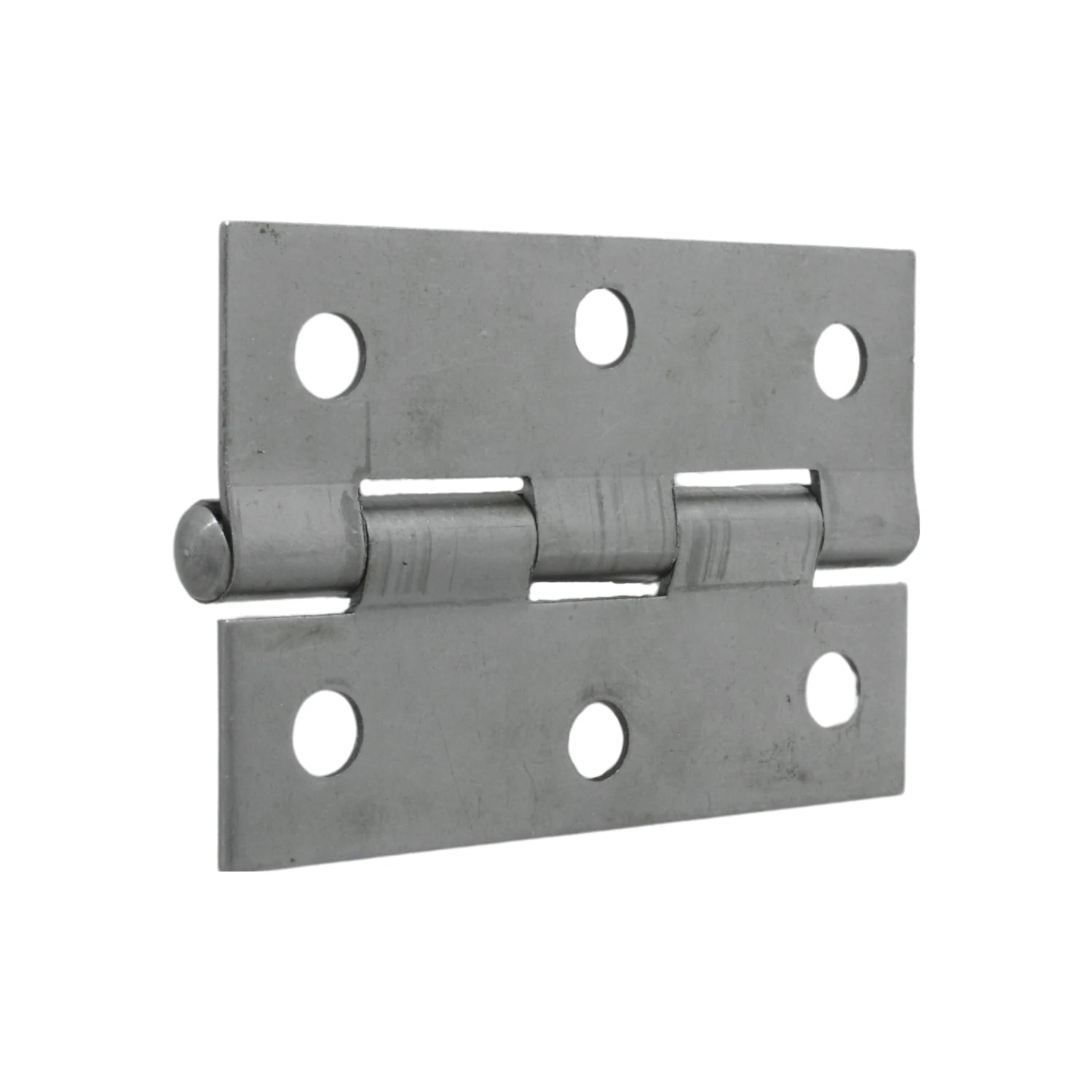 Bisagra de acero satinado plateado 3.5 pulgadas para puertas o ventanas con 8 orificios