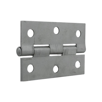 Bisagra de acero satinado plateado 3.5 pulgadas para puertas o ventanas con 8 orificios