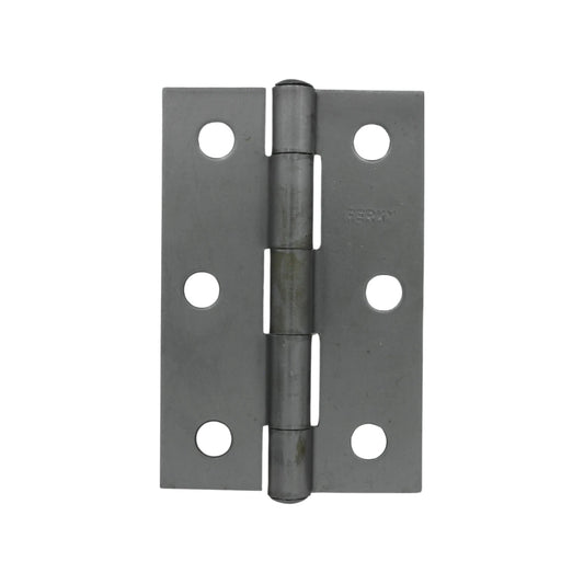 Bisagra Ferky de acero satinado gris metálico de 3 1/2 pulgadas con 6 orificios para puerta
