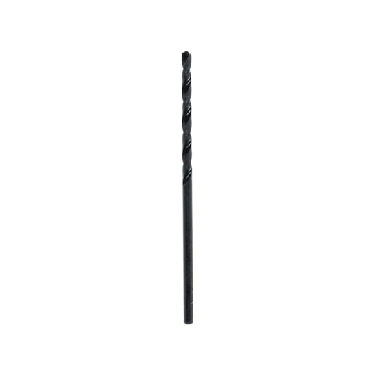 Broca alta velocidad negra 5/64" zanco corto para perforar metal, ángulo 135 grados.