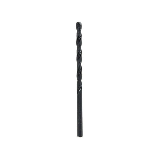 Broca de alta velocidad 5/32" negra para perforar metal y madera, diseño helicoidal