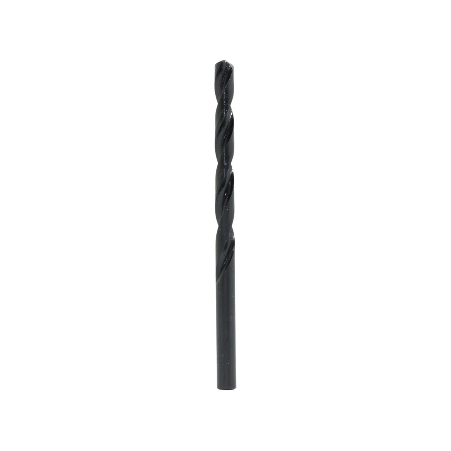 Broca de alta velocidad negra 1/4" para metal, zanco recto, punta 135 grados