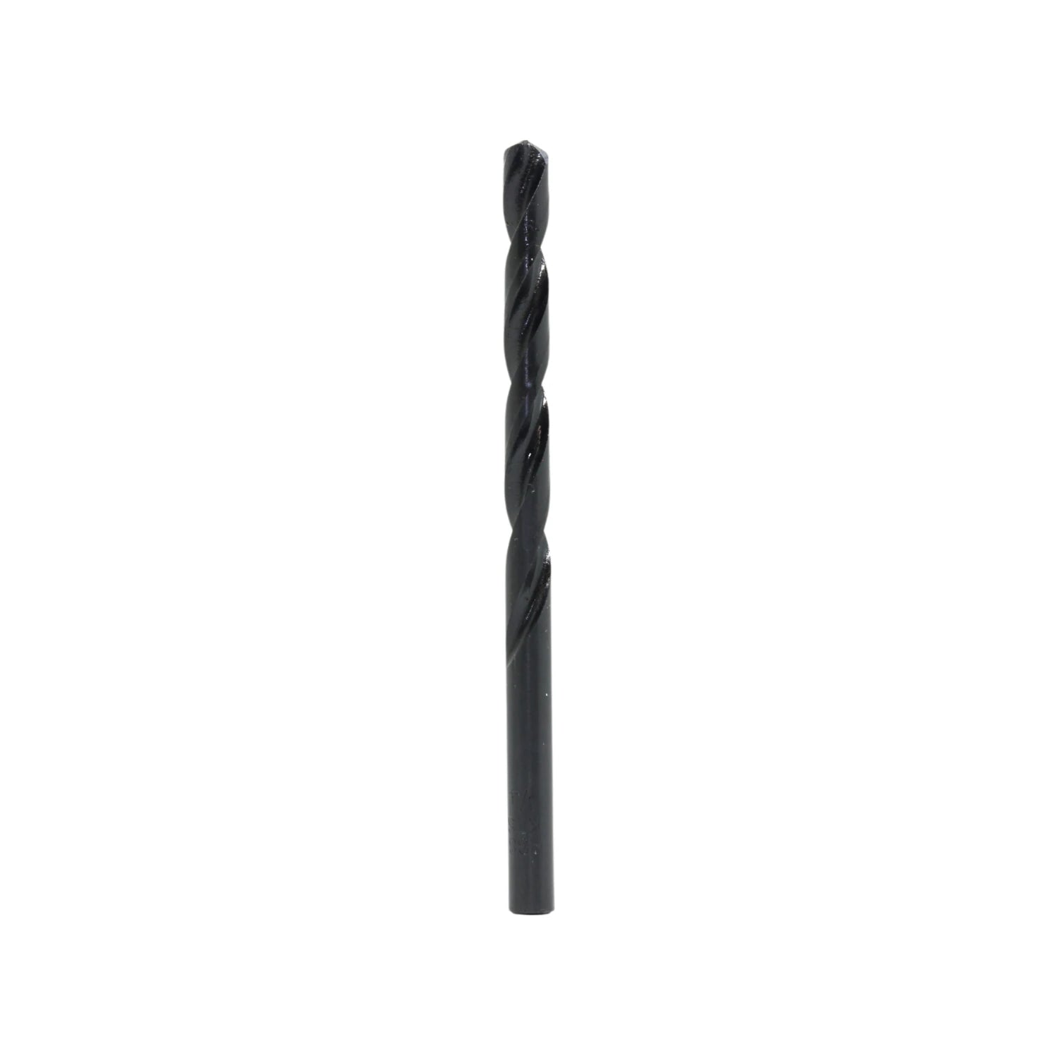 Broca de alta velocidad negra 1/4" para metal, zanco recto, punta 135 grados