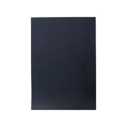Parche rectangular mediano color negro para reparación de tinacos y tanques de agua, sella fugas