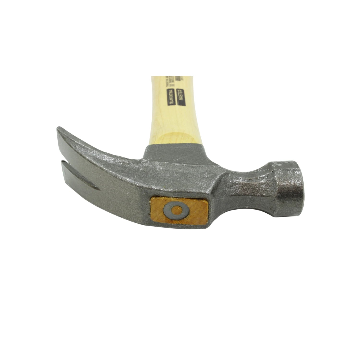 Martillo curvo de 16 oz Tramontina MASTER con cabeza de acero gris y mango de madera