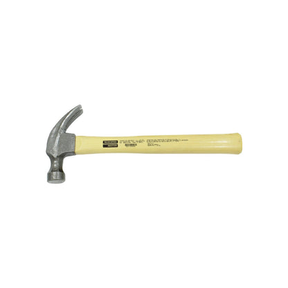 Martillo de uña curvo Tramontina 16 oz con mango de madera natural para carpintería