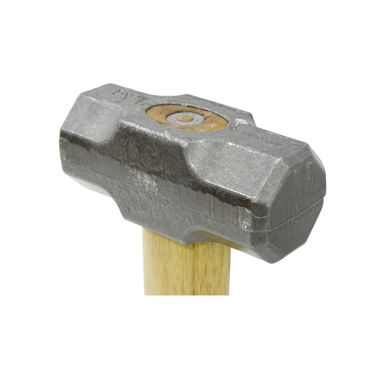 Marro octagonal de 1 kg con cabeza de acero y mango de madera para construcción