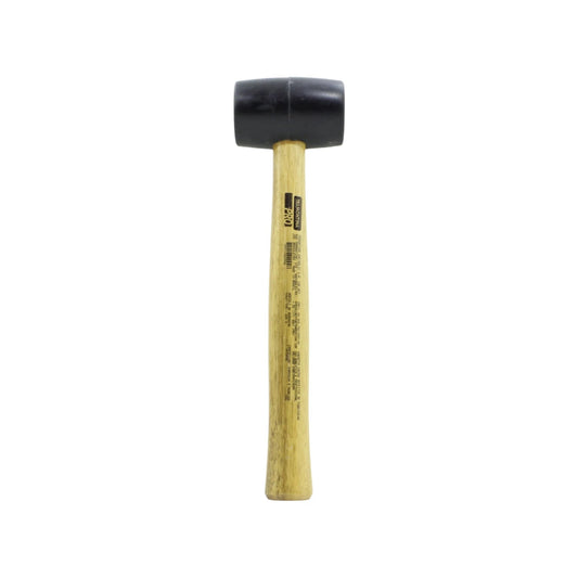Mazo de goma negro Tramontina PRO 8 oz con mango de madera para trabajos delicados