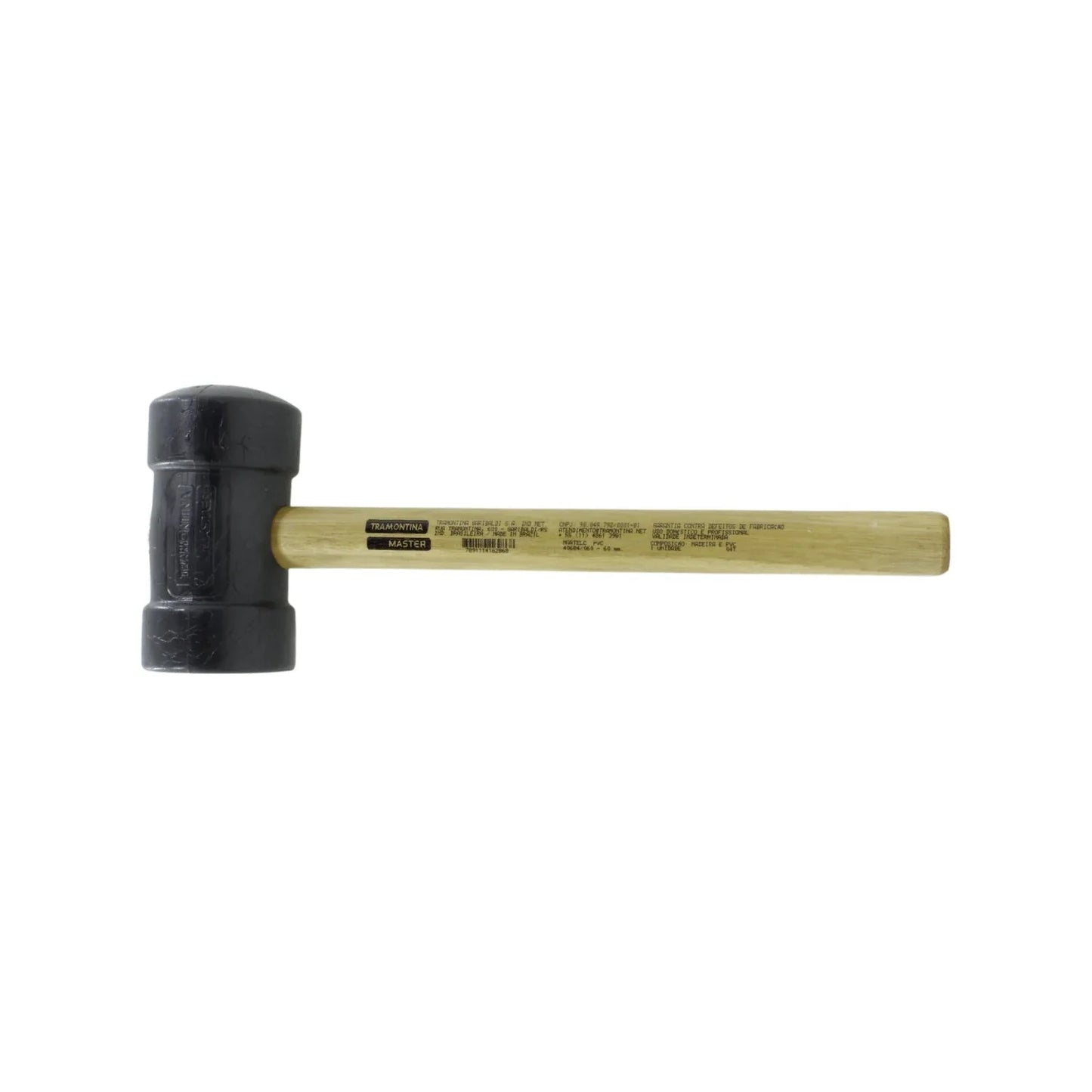 Mazo de goma 16 oz negro Tramontina 40684/060