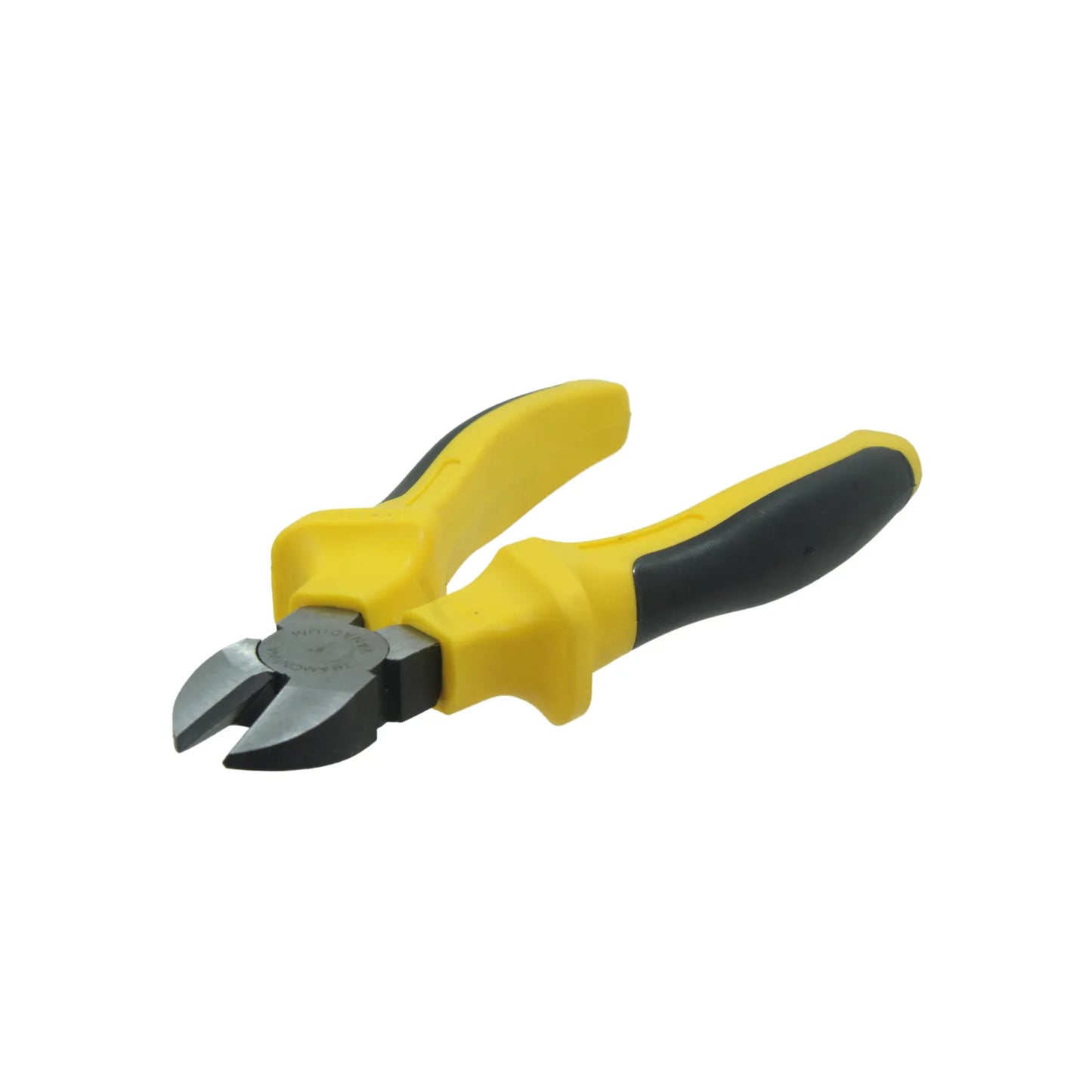 Alicate de corte diagonal Tramontina acero cromo vanadio con mango ergonómico amarillo y negro antideslizante
