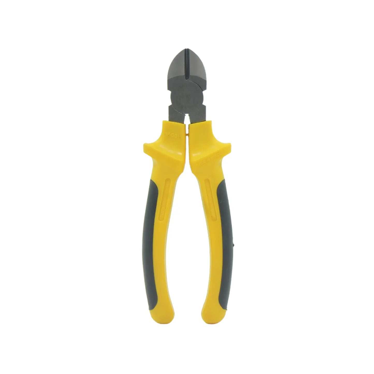Alicate de corte diagonal 1000V con mango ergonómico aislado amarillo y negro para electricidad profesional