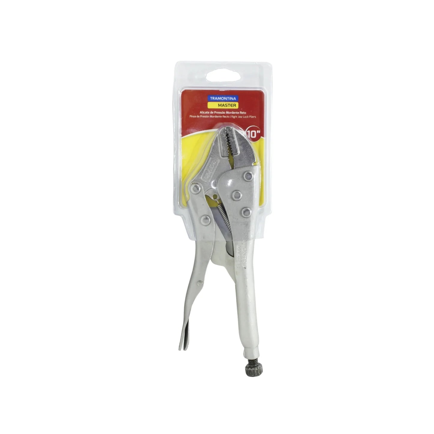 Pinza de presión 10" recta Tramontina 41074/110