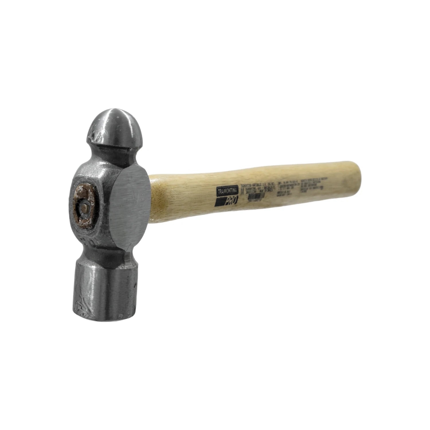Martillo de bola Tramontina PRO 500g con mango de madera para mecánicos y metalistería
