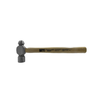 Martillo de bola Tramontina PRO 500g con cabeza de acero y mango de madera para trabajos de mecánica y metal.