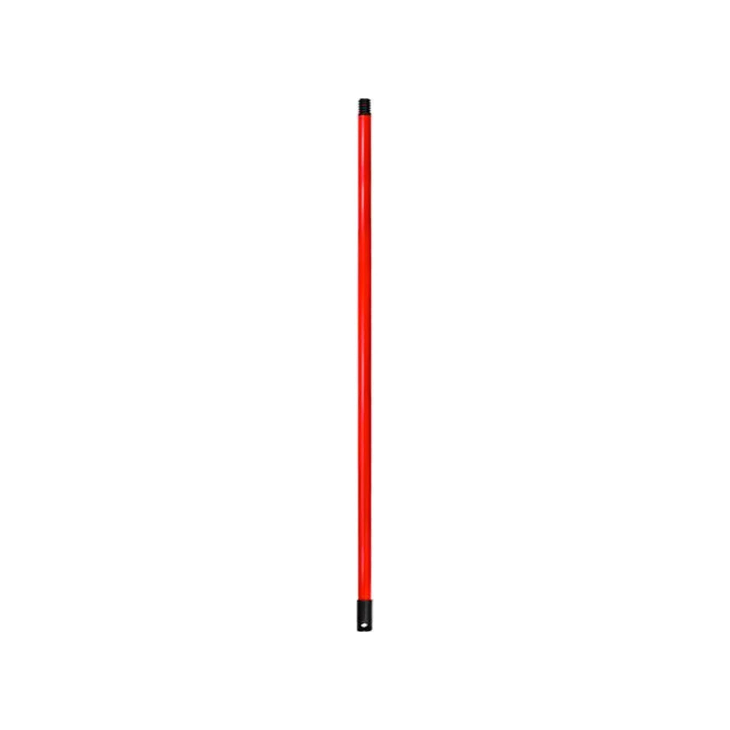 Extensión para rodillo de pintura roja 1.20 metros, poste resistente para alcanzar techos y paredes altas
