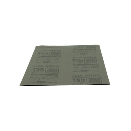 Lija de agua Byp grano 150 de 9x11 pulgadas para lijado fino de superficies en ferretería