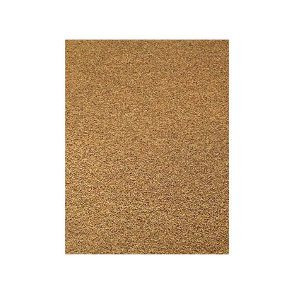 Papel de lija abrasivo de grano fino color café para acabado liso en madera y superficies de ferretería