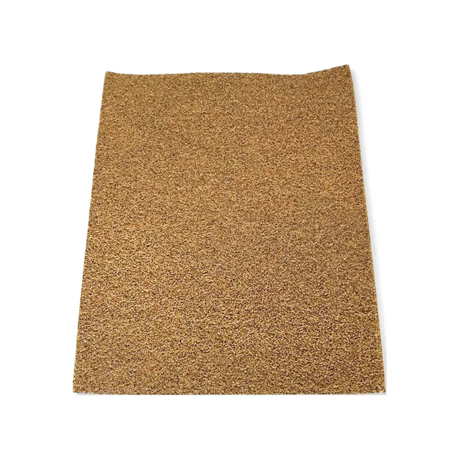 Hoja de lija para madera grano 60, abrasiva de color marrón claro para desbaste y lijado grueso.