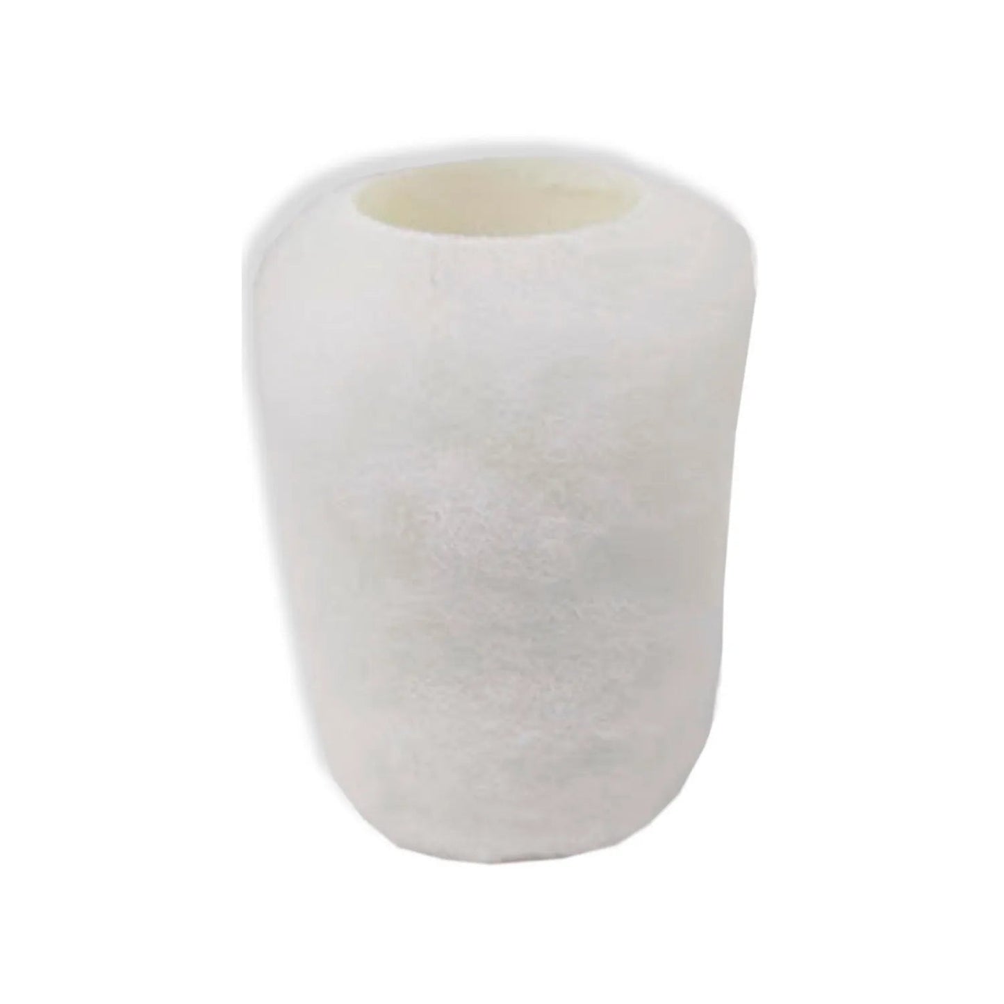 Repuesto de rodillo de pintura profesional blanco 4x3/4 pulgadas para acabados lisos