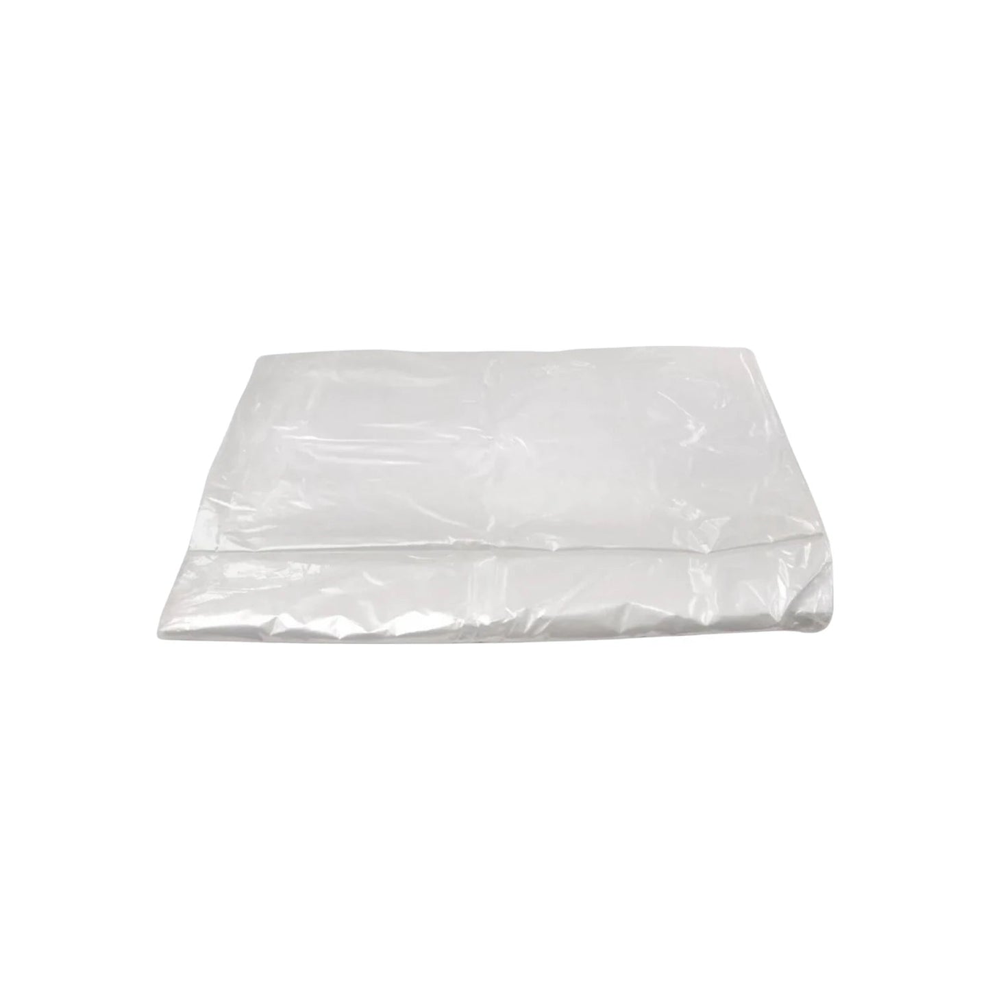 Cubre todo plástico transparente doblado para protección de superficies en obras y pintura