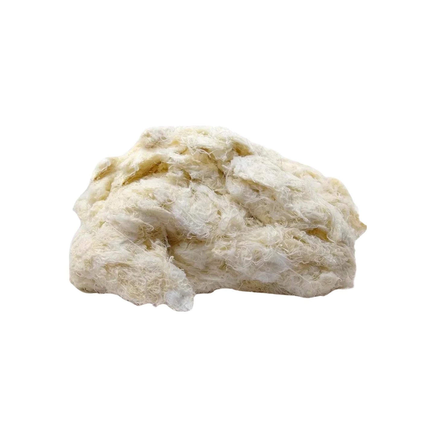 Estopa de fibra blanca para limpieza, pulido y absorción de líquidos en talleres y hogar