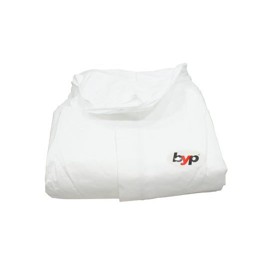 Overol blanco desechable para pintar BYP, traje de protección ligero para pintores y trabajos industriales.