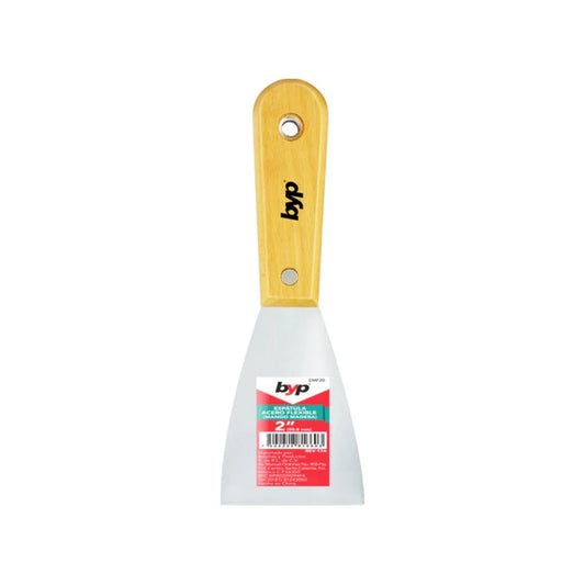 Espátula 2" mango de madera Byp EMF20
